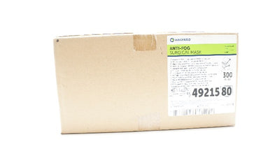 Halyard 49215 Anti-Fog Surgical Mask, Green - Case of 300